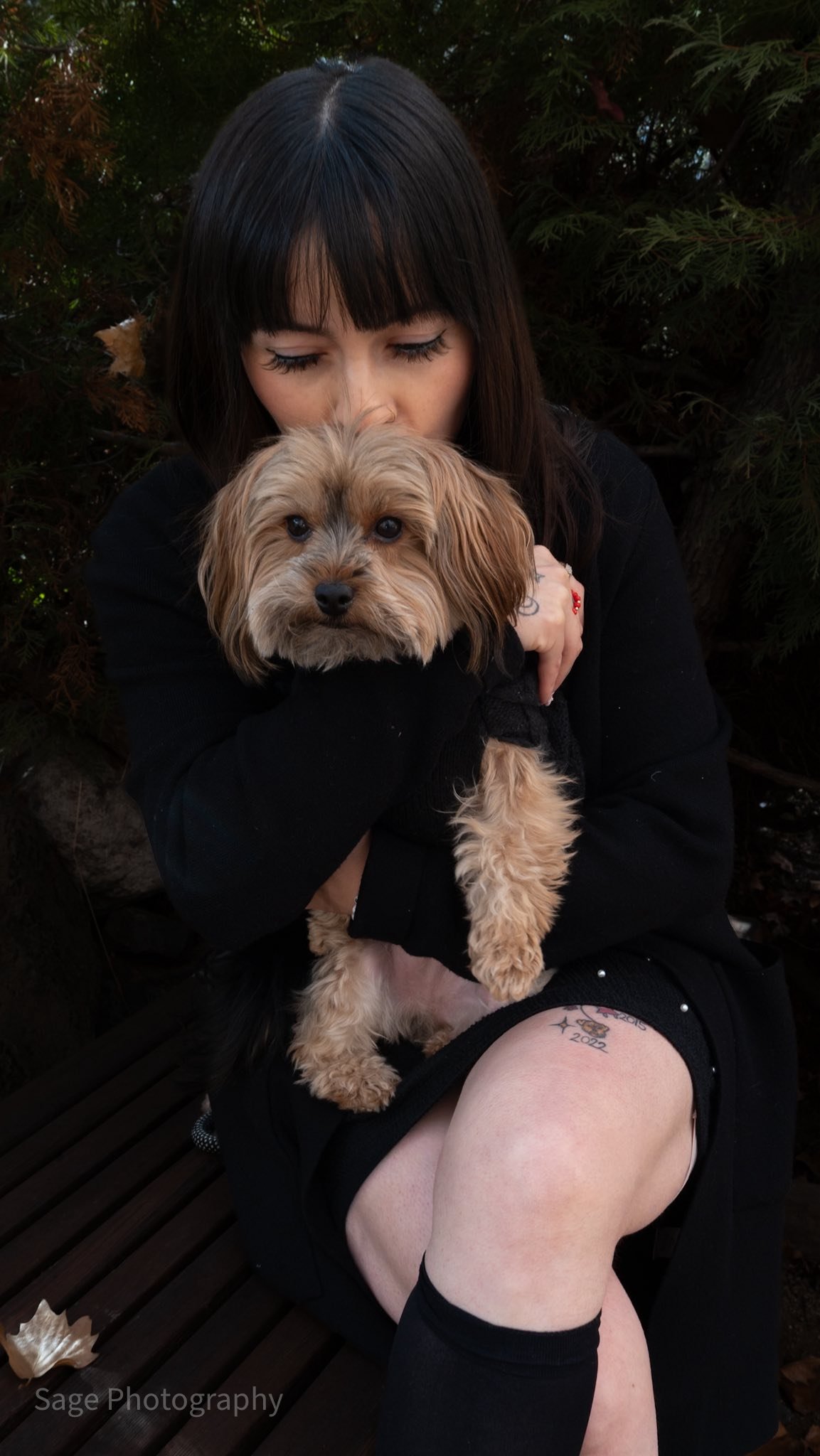 Monica and her Yorkie Benito 